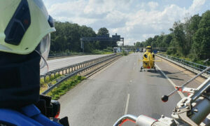 76-jähriger im rheingau von traktor überrollt Adac hubschrauber