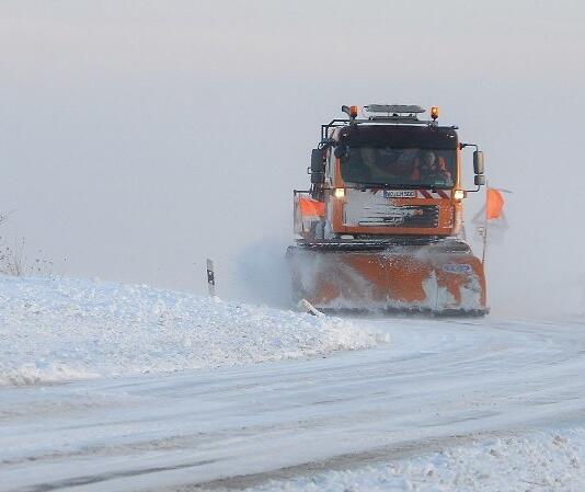 Schneefall in Südhessen und Rheinhessen