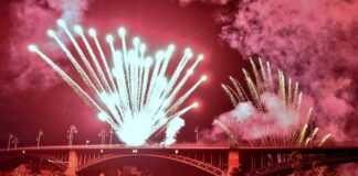 Silvester, Feuerwerk, Mainz