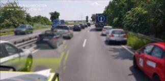 Autobahn Rettungsgasse