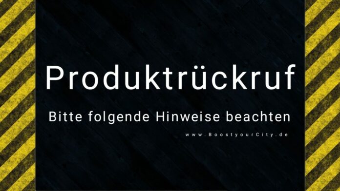Lebensmittelwarnung Produktrückrüf