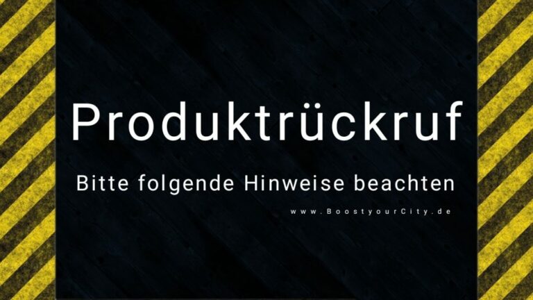 Lebensmittelwarnung Produktrückrüf