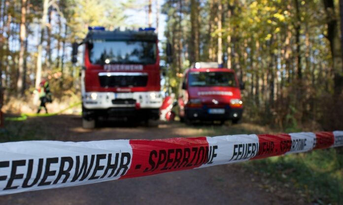 Feuerwehr Sperrzone