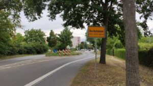 Bischofsheim ortsschild