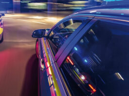 Polizeieinsatz in der Nacht, Symbolbild