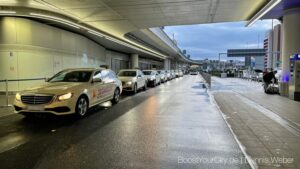 Taxi stand, flughafen frankfurt