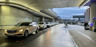 Taxi Stand, Flughafen Frankfurt