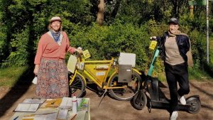 Klimaentscheid mainz - tier als neuer unterstützer für mainzzero 20210504 mainzzero sammelstand scooter