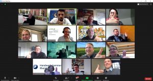 Landrätin dorothea schäfer im dialog mit der kreishandwerkerschaft F 2105 dialogforum handwerk 2021