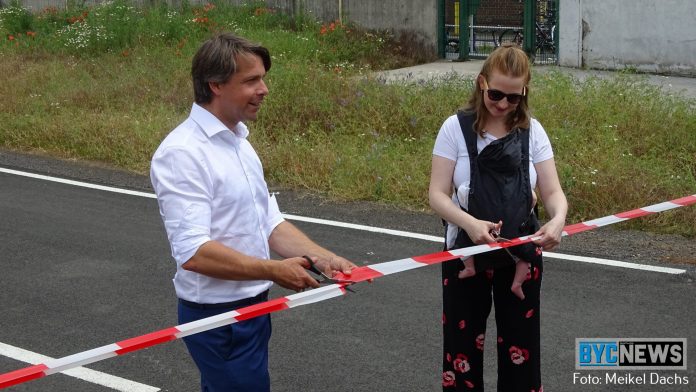 Eroeffnung der Bahnunterfuehrung in Gustavsburg45 Eroeffnung der Bahnunterfuehrung in Gustavsburg45