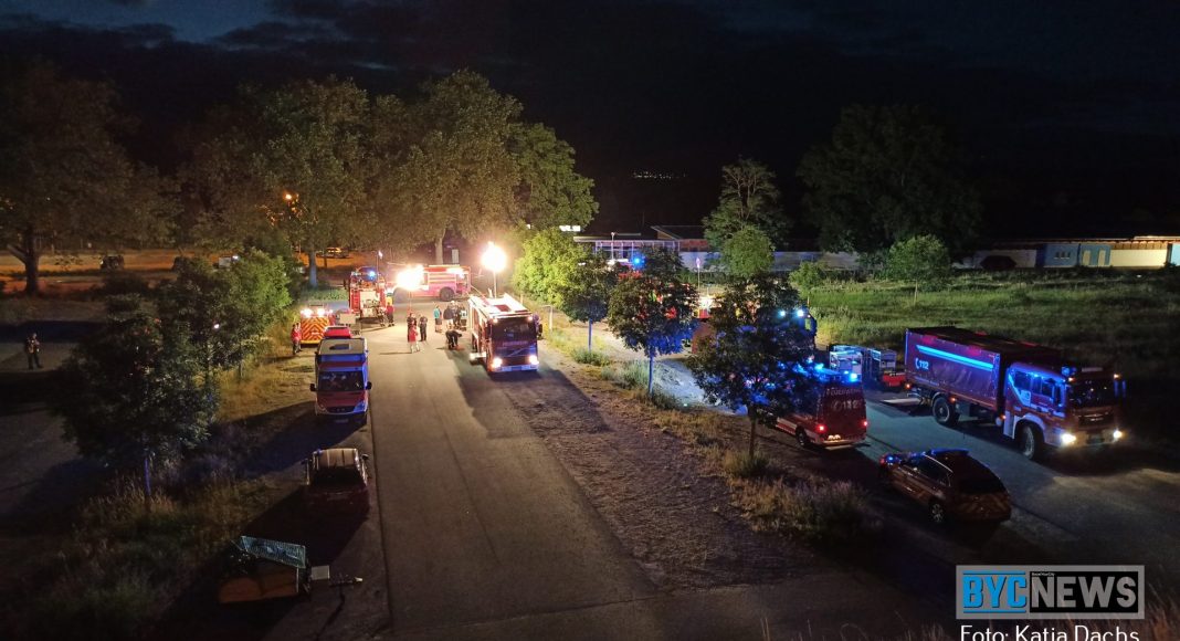 Grosseinsatz Freibad Ingelheim Chlorgas50