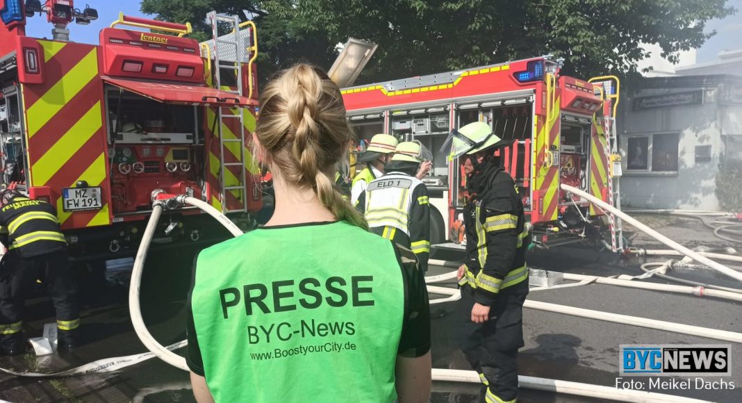 Feuerwehreinsatz in Mainz Hechtsheim0 1