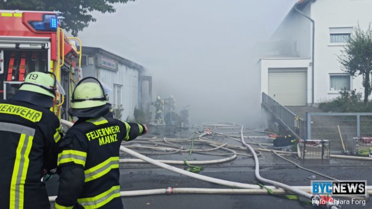 Feuerwehreinsatz in Mainz Hechtsheim0 2