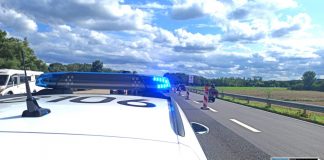 Unfall auf der B97