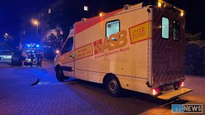 Streit zwischen mann und frauengruppe eskaliert in mainz-gonsenheim Rettungswagen asb mainz und streifenwagen polizei