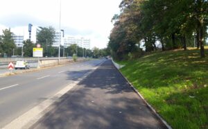 Verbesserter radweg vom hauptbahnhof wiesbaden nach bierstadt für 360. 000 euro 211018 bild bartelt