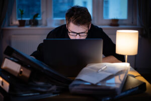 Beschaeftiger im homeoffice