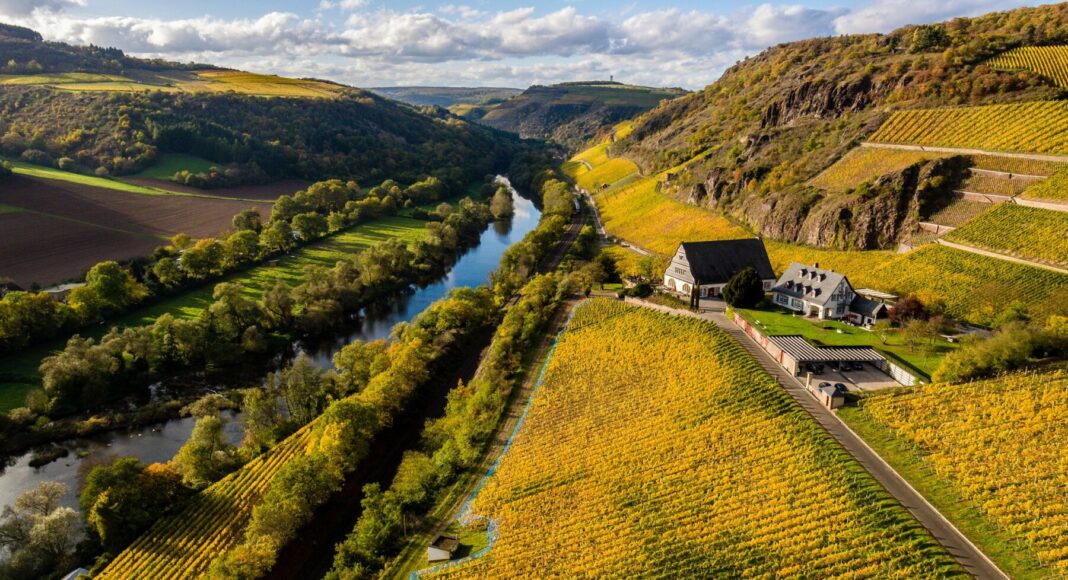 Nahetal Weinlandschaft Gut Hermannsberg Philipp Koehler Nahecopter