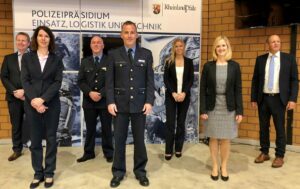 Amtswechsel in führungspositionen im polizeipräsidium mainz Gruppe2. 1