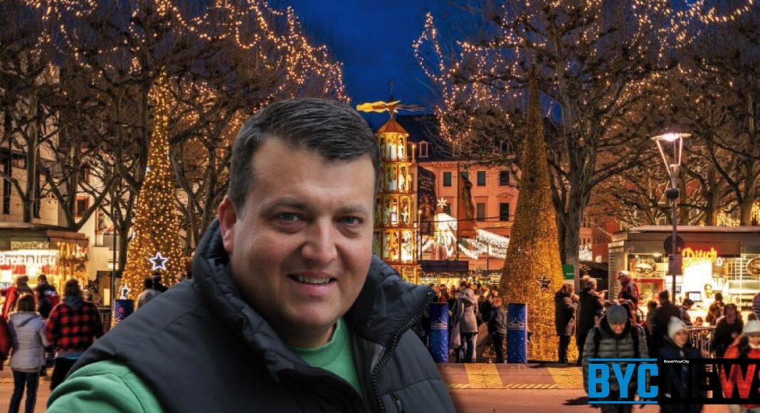 Marco Sottile auf Mainzer Weihnachtsmarkt