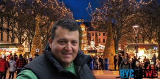 Marco Sottile auf Mainzer Weihnachtsmarkt