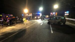 Verkehrsunfall zwischen monsheim und pfeddersheim