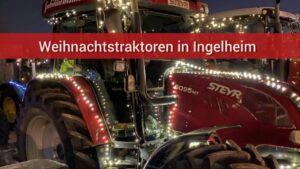 Weihnachtstraktoren ingelheim, symbolbild