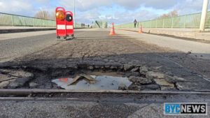 Teilsperrung der mainbrücke zwischen gustavsburg und kostheim Bruecke5