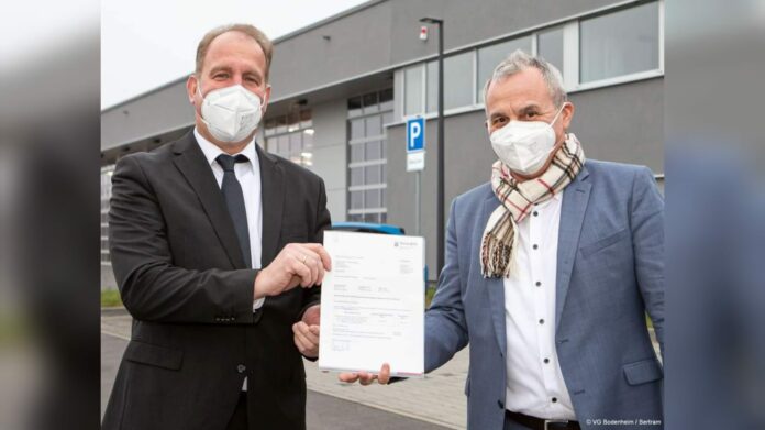 Förderbescheid für Feuerwehr Bodenheim-Nackenheim Förderbescheid für Feuerwehr Bodenheim-Nackenheim
