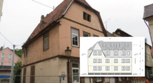 Abriss von denkmalgeschützten haus in bad kreuznach Laemmergasse 5