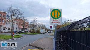 Neue busverbindung durch das gewerbegebiet in ginsheim-gustavsburg Haltestelle1
