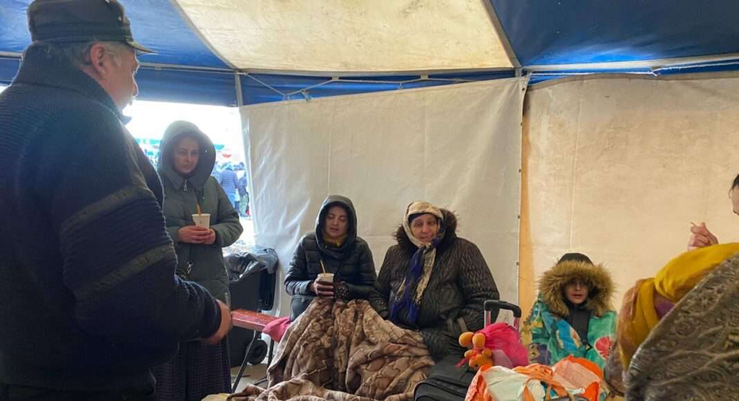 Johanniter Fluechtlinge aus der Ukraine sind in Moldawien angekommen