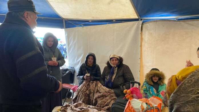 Johanniter Fluechtlinge aus der Ukraine sind in Moldawien angekommen