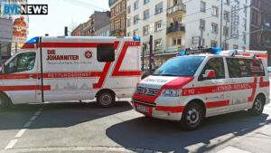 Polizei schießt auf angreifer am unfallort in der parcusstraße