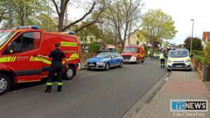 Evakuierung am bristol hotel in mainz-weisenau Feuerwehr1