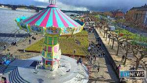 Mainzer rhein-frühling