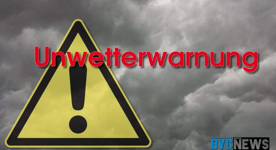 Unwetterwarnung, Symbolbild
