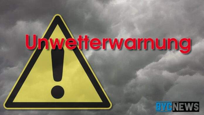 Unwetterwarnung, Symbolbild