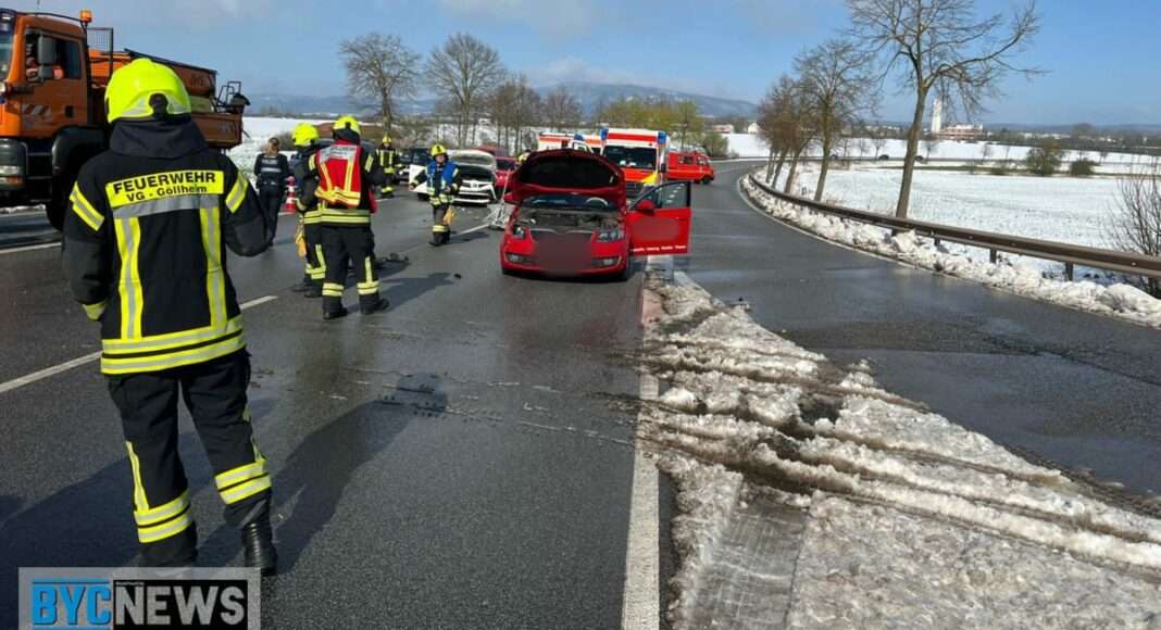Einsatz Feuerwehr Göllheim, Verkehrsunfall