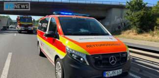 Unfall A601