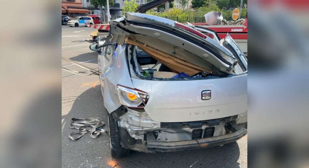 Seat Ibiza nach Unfall