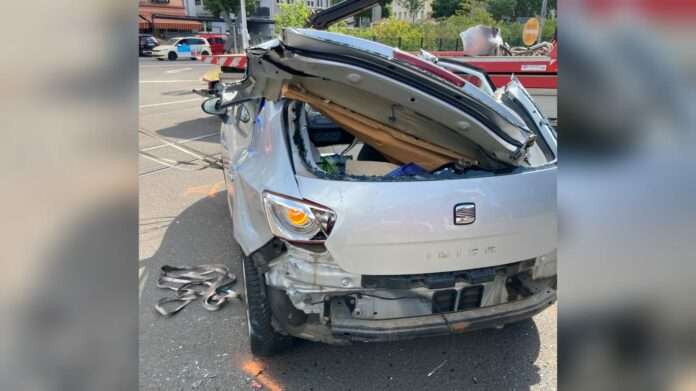 Seat Ibiza nach Unfall