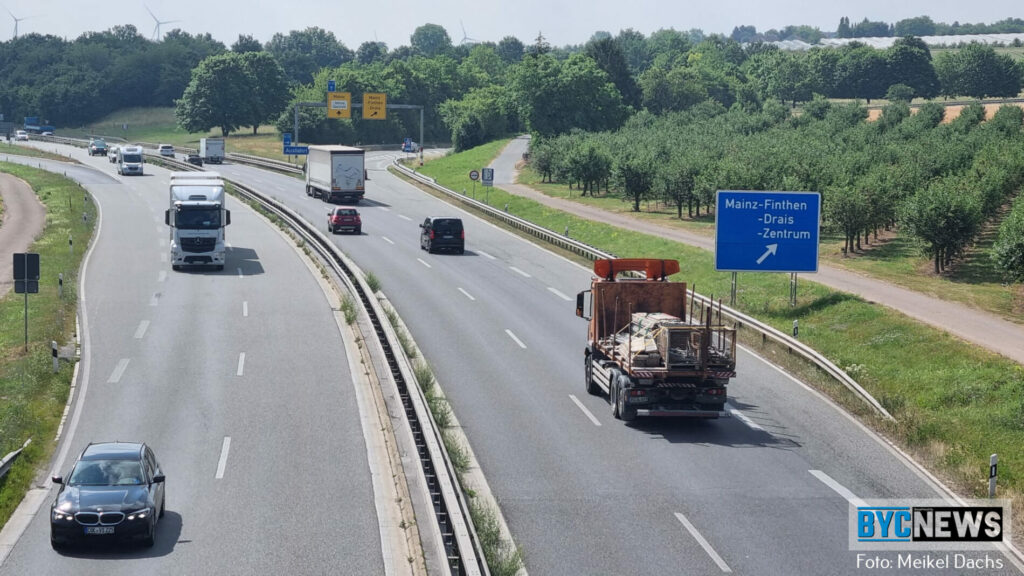 Elegantes Sperrung A60 Mainz Heute Bildernull