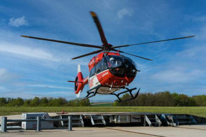 H145 mit Fuenfblattrotor Foto Benedikt Spether Quelle DRF Luftrettung