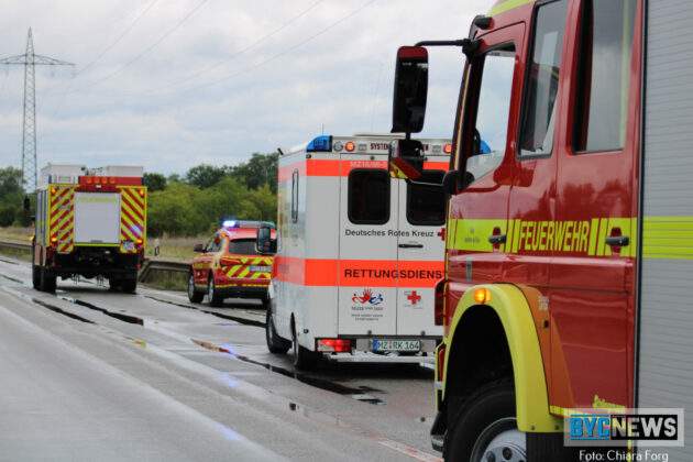 Unfall A608