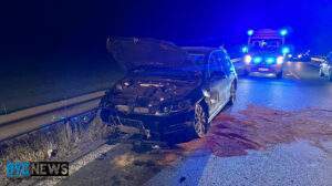 Unfall mit verletzten auf der a60 bei mainz-lerchenberg A60 mainz vw unfall4