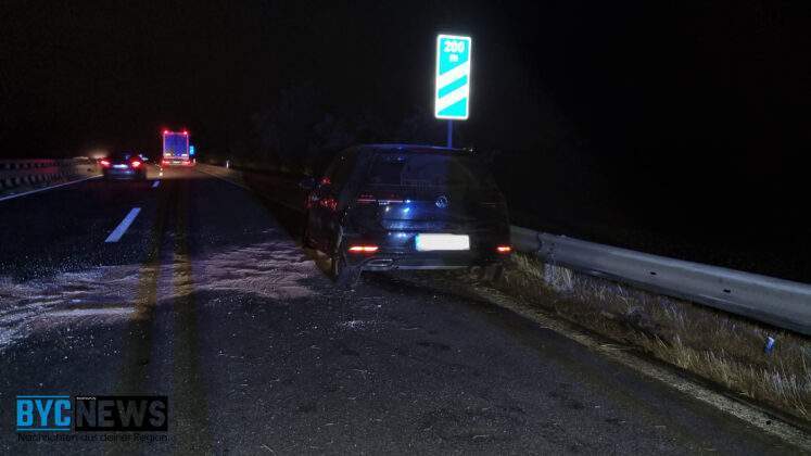 Unfall mit verletzten auf der a60 bei mainz-lerchenberg A60 mainz vw unfall5 scaled