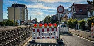 Straßensperrung Mainz Gonsenheim