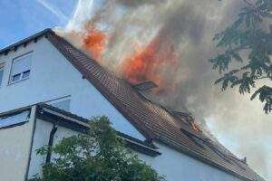 Dachstuhlbrand, symbolbild