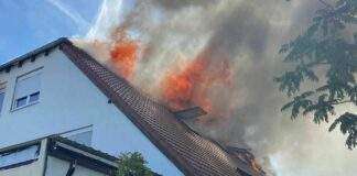 Dachstuhlbrand, Symbolbild